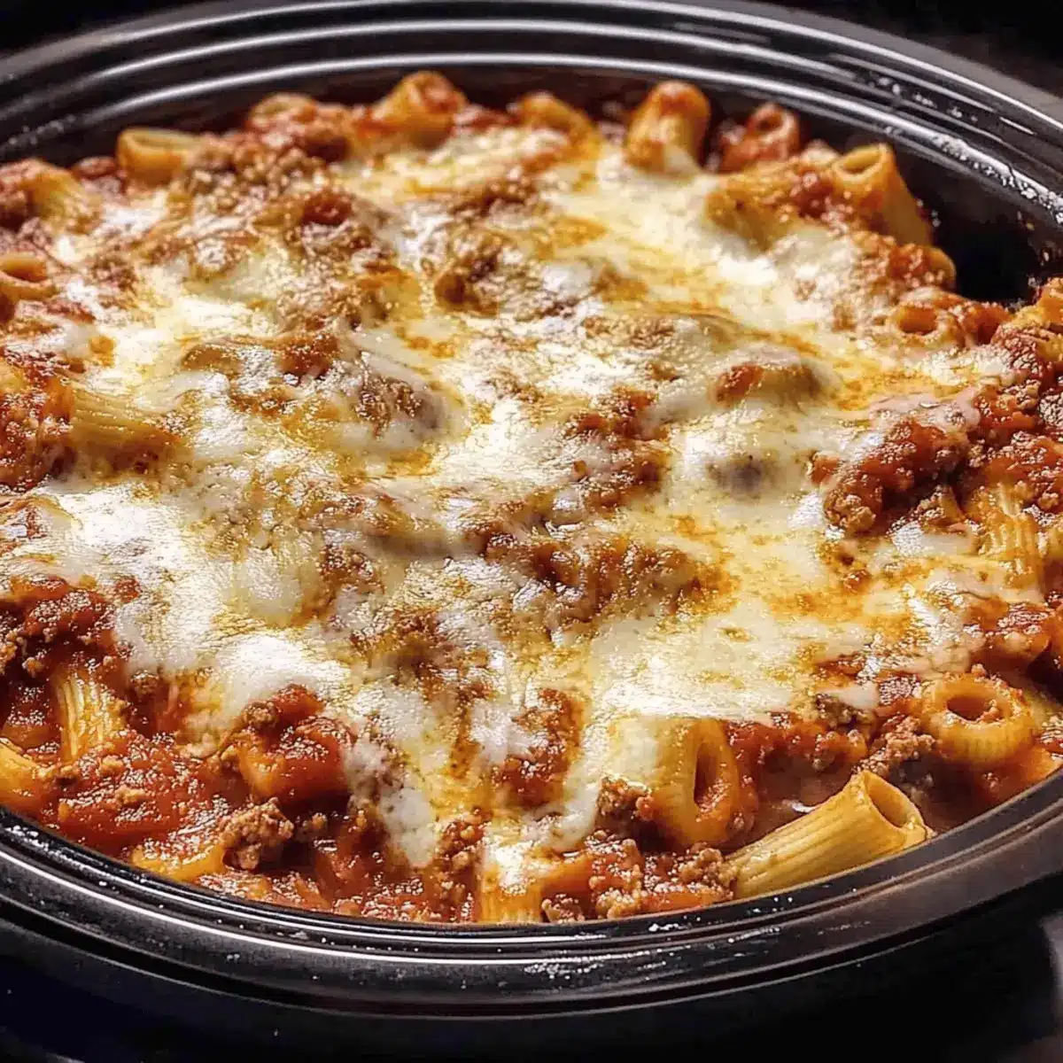 Crock Pot Baked Ziti: Cheesy Bliss for Busy Weeknights 3 Crock Pot Baked Ziti zsfflk