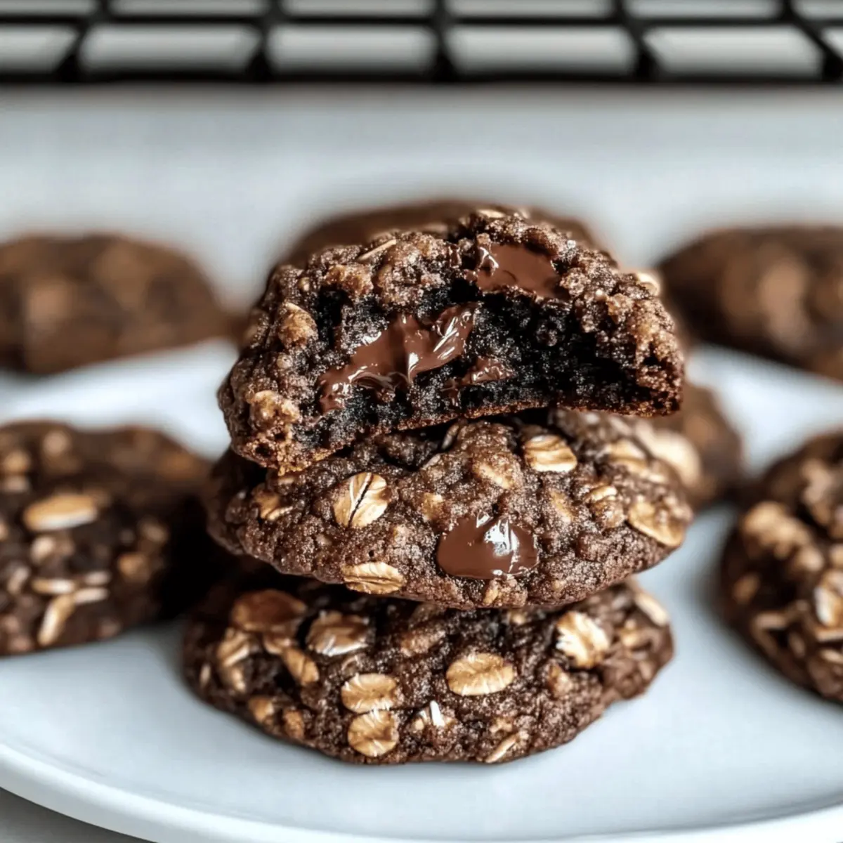 Dark Chocolate Oatmeal Cookies bqboui