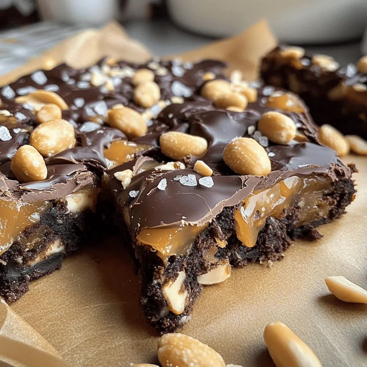 Decadent Date Caramel Brownie Bark That's No-Bake and Irresistible 3 Decadent Date Caramel Brownie Bark tw4y2j