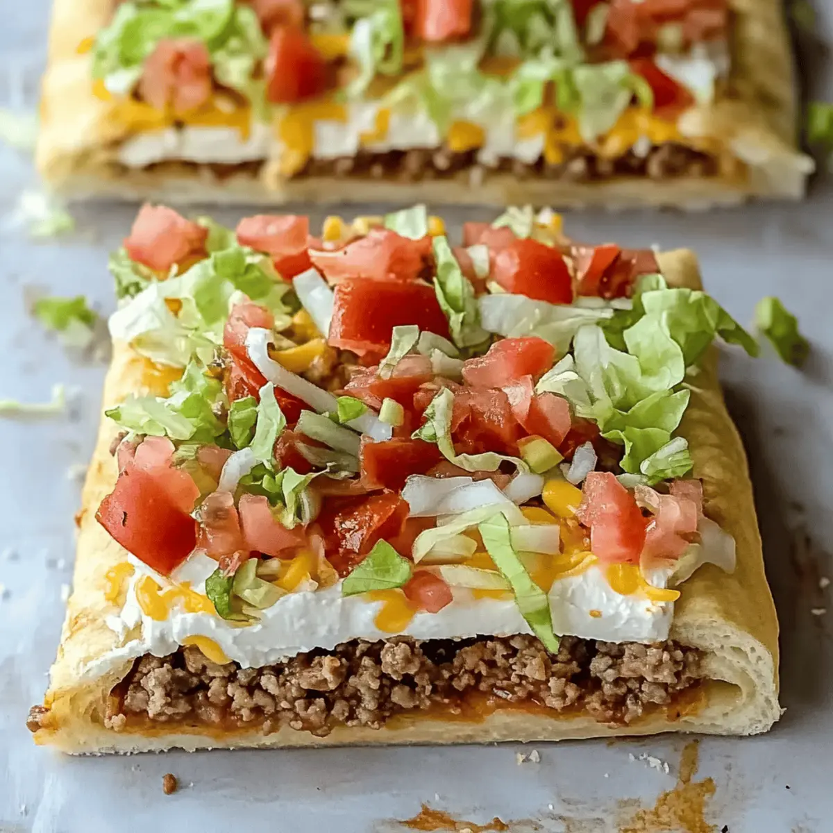 Easy Crescent Roll Taco Pizza for a Fun Family Dinner 4 Easy Crescent Roll Taco Pizza