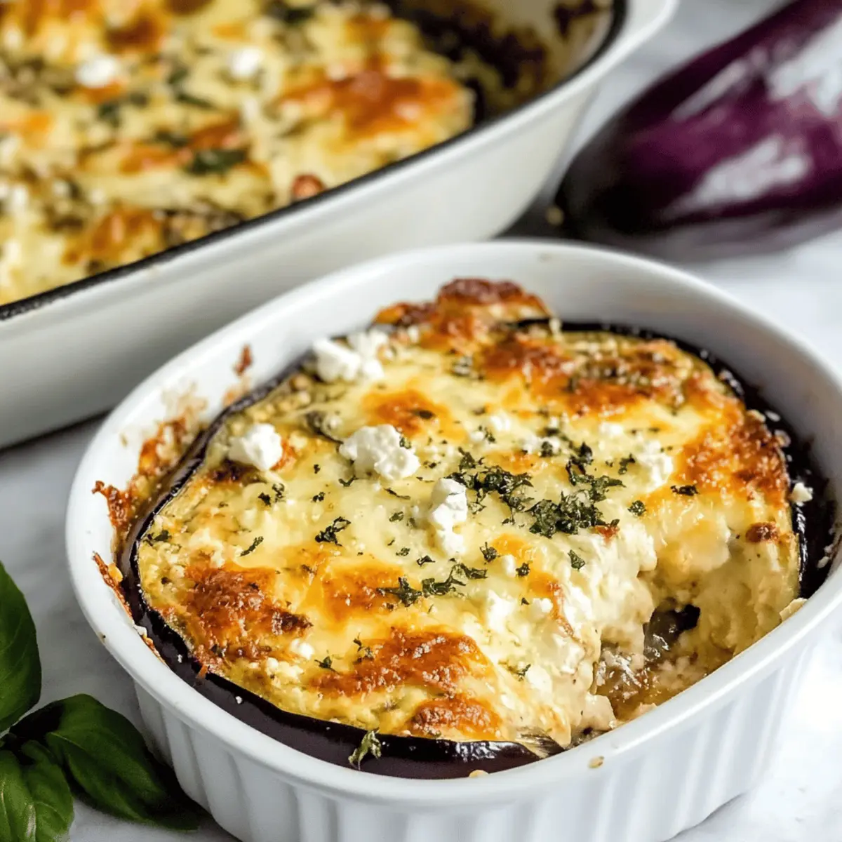Creamy Eggplant Gratin With Feta Cheese You’ll Love 1 Eggplant Gratin With Feta Cheese qa1kui