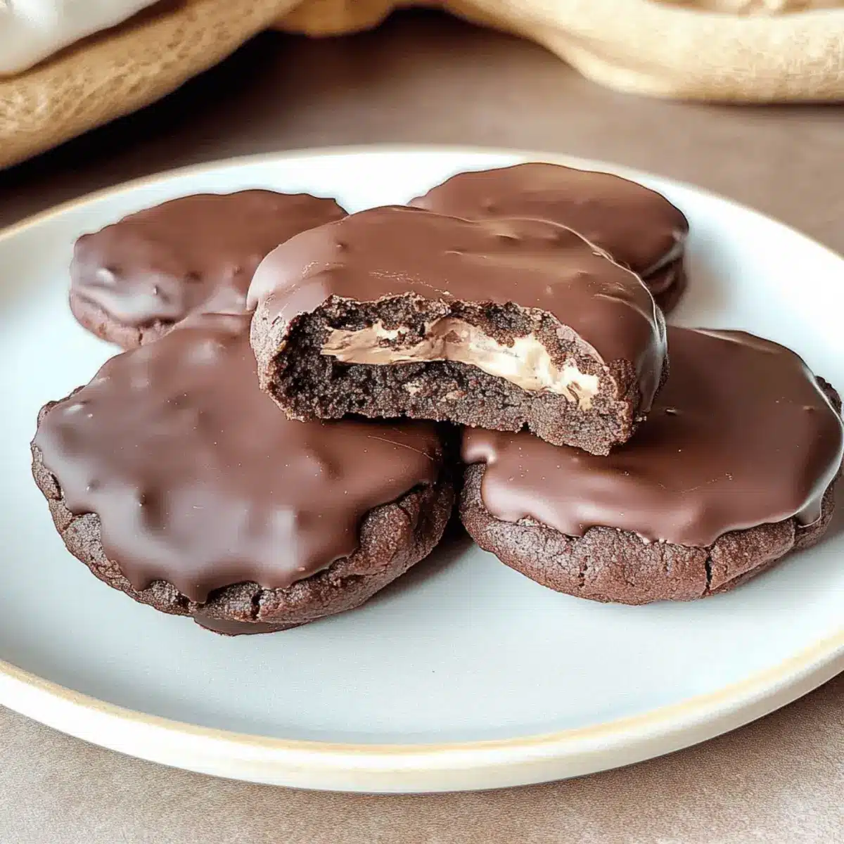 Fudgy Thin Mint No Bake Chocolate Protein Cookies You’ll Love 1
