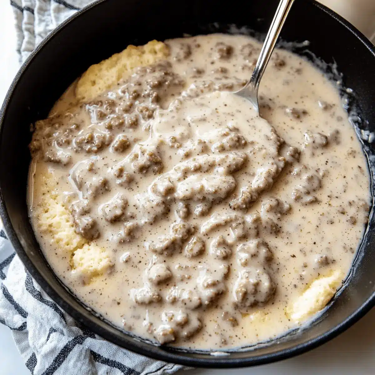 Heavenly Gluten-Free Sausage Gravy in Just 10 Minutes 3 Gluten Free Sausage Gravy zldtyf