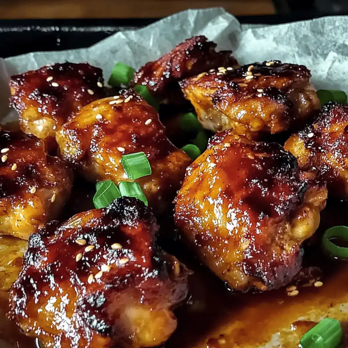 Gochujang Miso Chicken Thighs