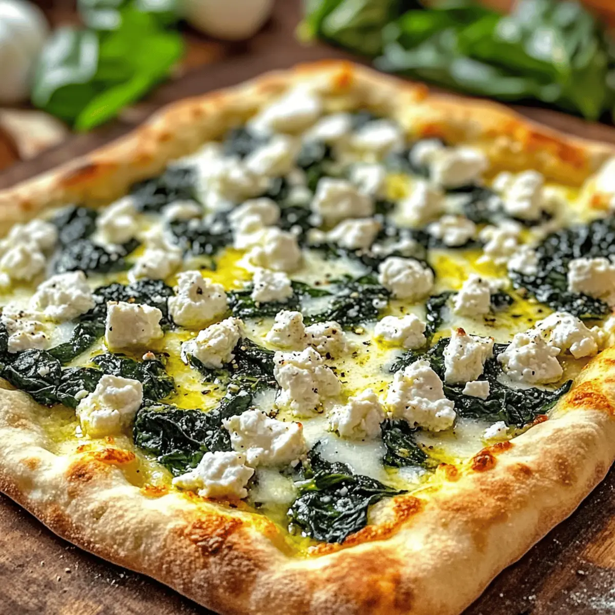 Greek Roasted Garlic Spinach White Pizza for Guilt-Free Indulgence 3 Greek Roasted Garlic Spinach White Pizza hfkpgs