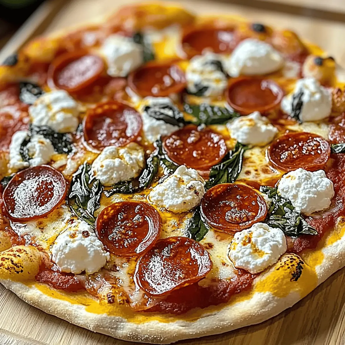 Honey Pizza Recipe with Pepperoni Ricotta pdzpf5