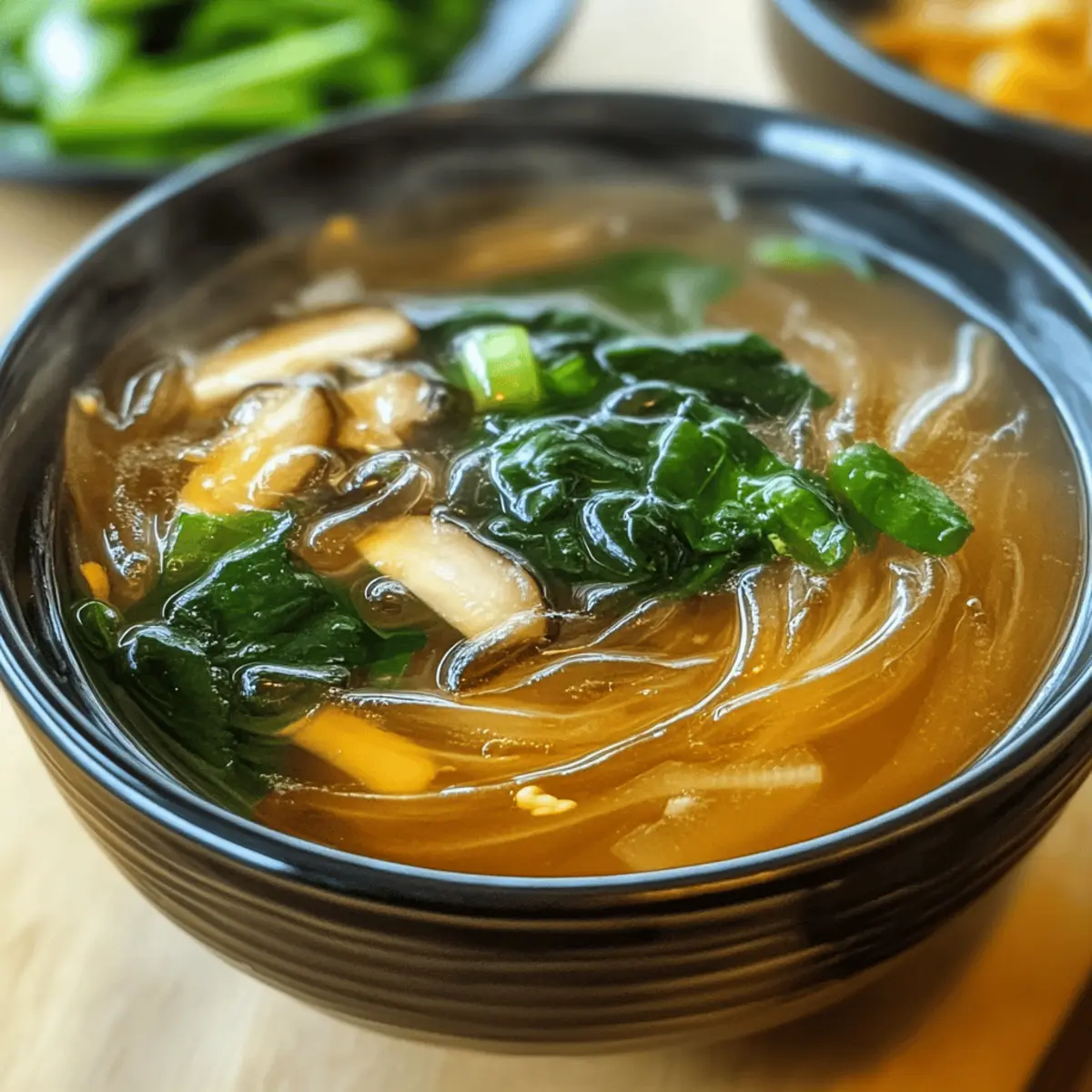 Japanese Glass Noodle Soup suslty