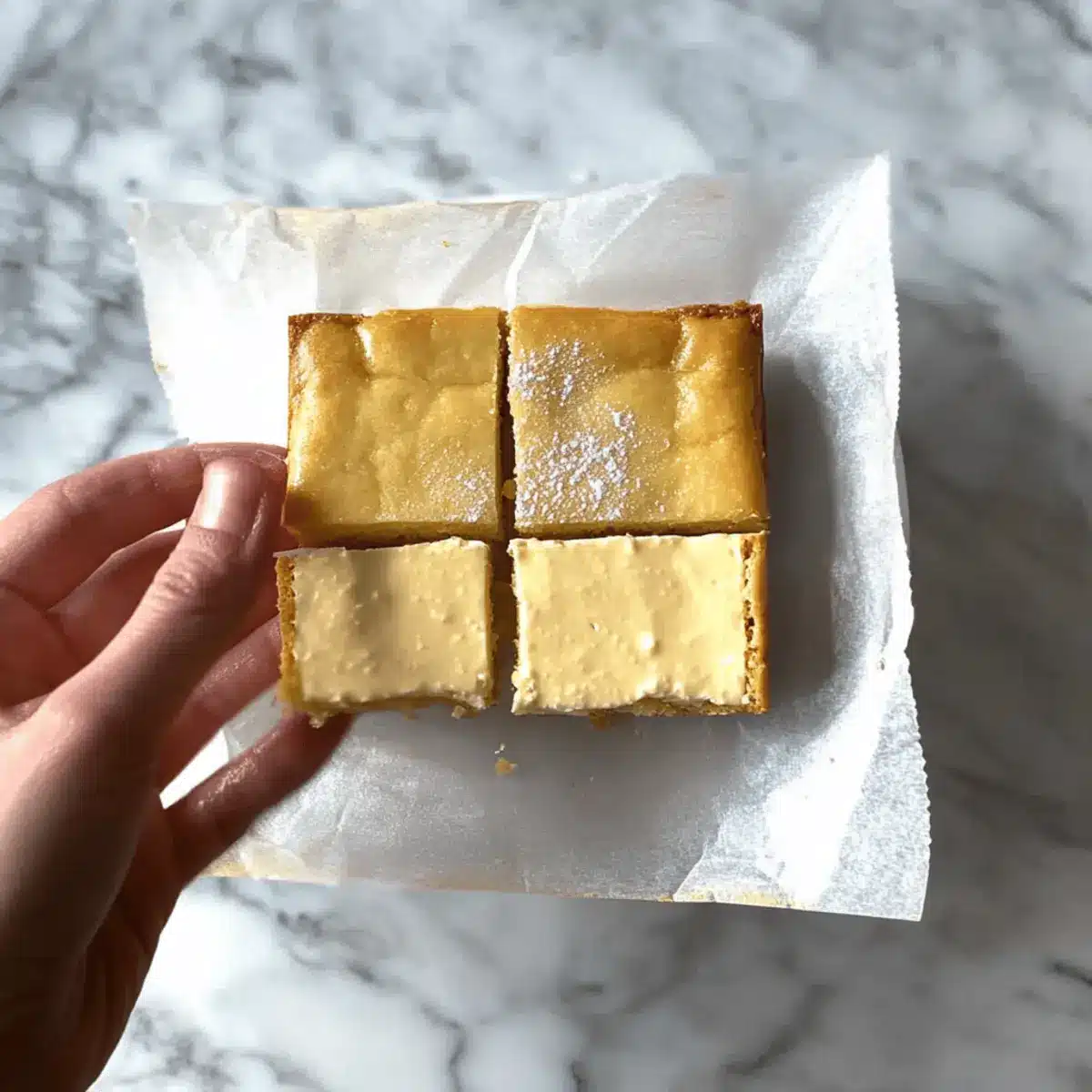 Lemon Cottage Cheese Bars