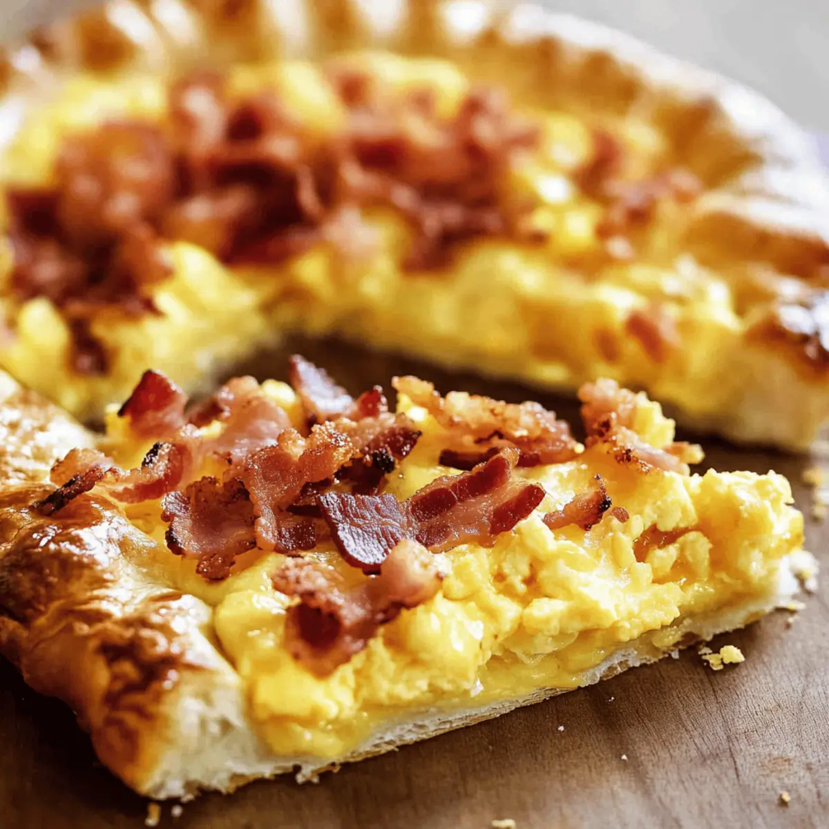 Puff Pastry Breakfast Pizza