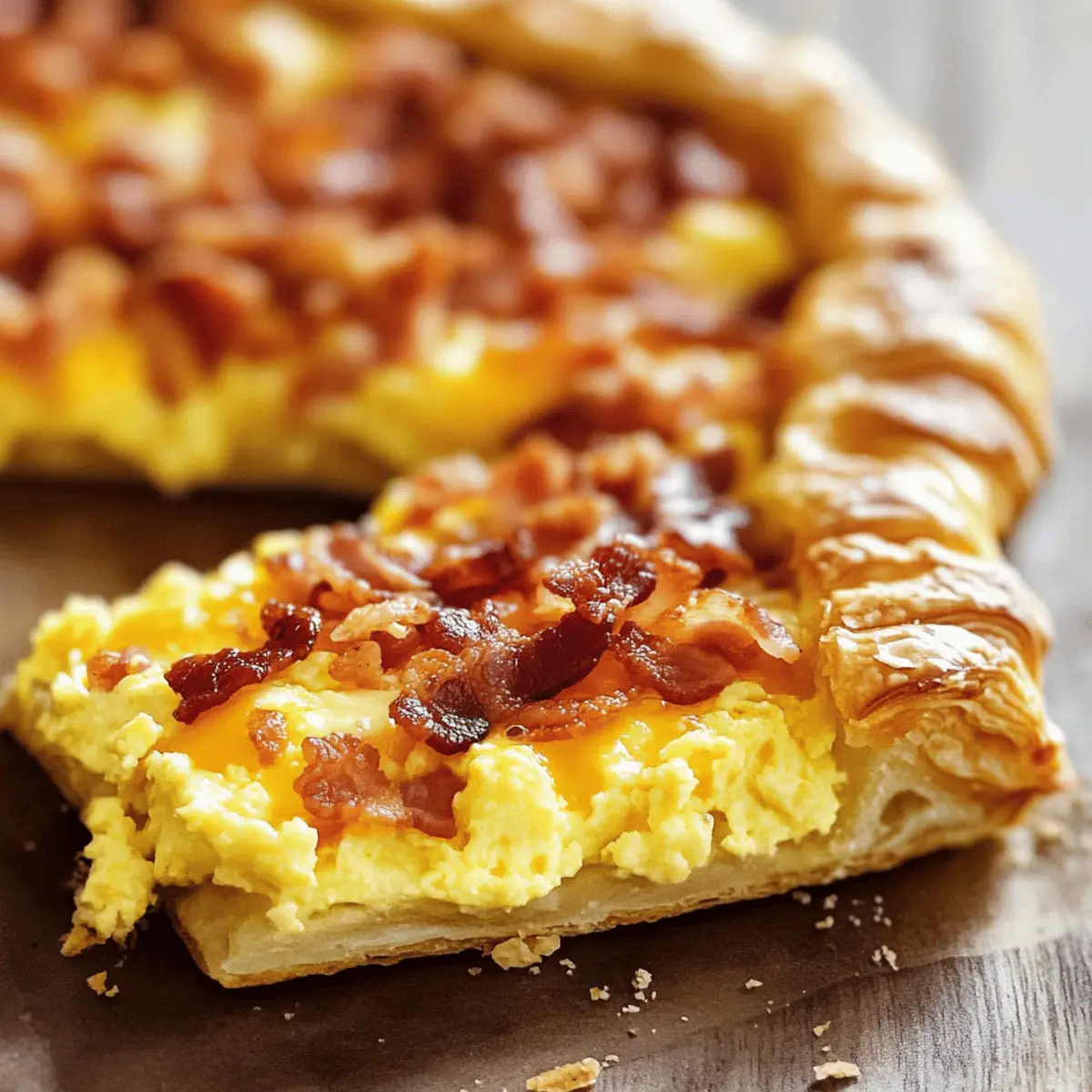 Puff Pastry Breakfast Pizza rpjprl