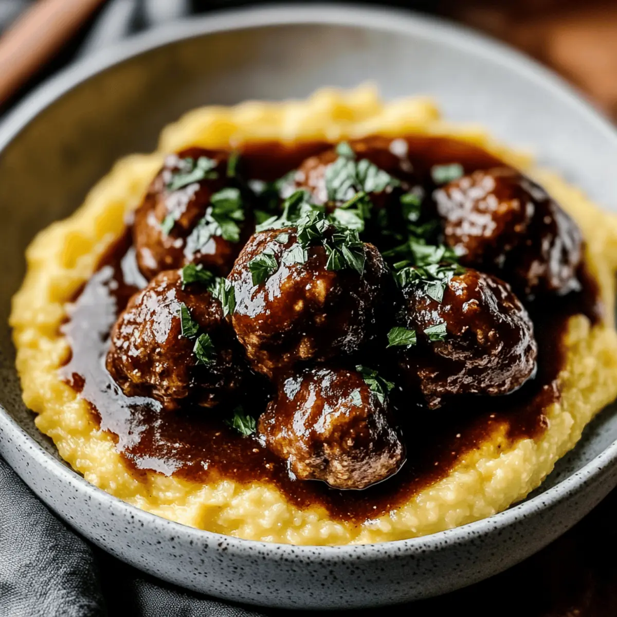 Red Wine Braised Meatballs g76ocv