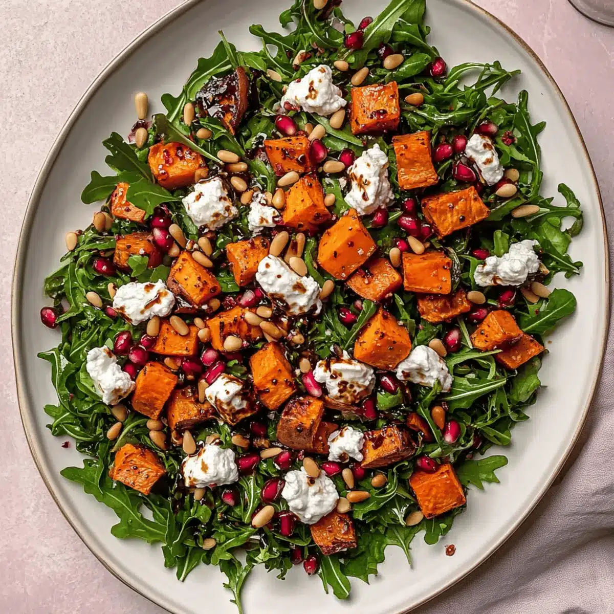 Roasted Sweet Potato Goat Cheese Salad Perfect for Fall Feasts 1 Roasted Sweet Potato Goat Cheese Salad ipqyjv