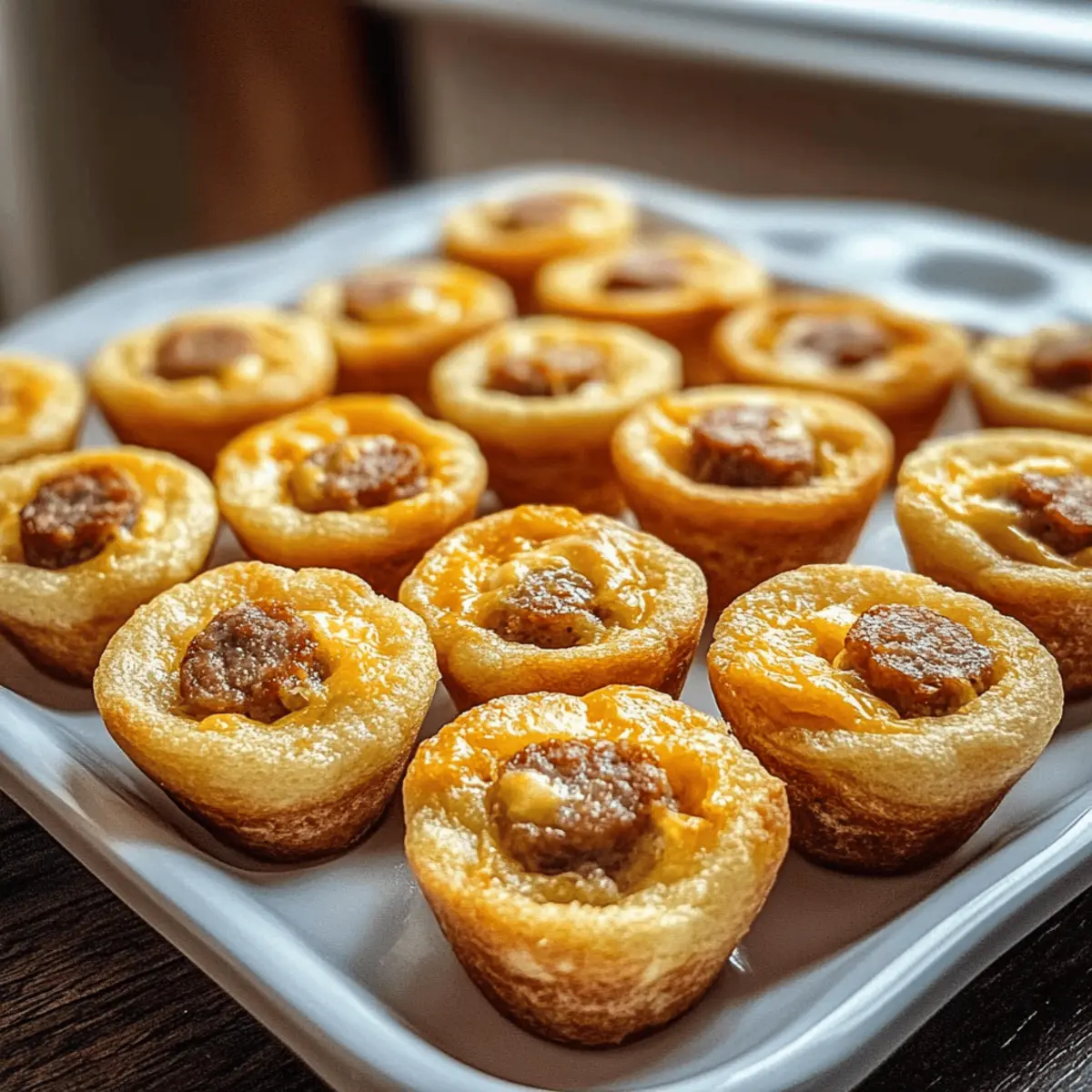 Sausage Pancake Bites hnkwqa