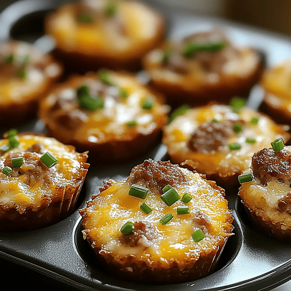 Sausage and Cheddar Breakfast Bites for Busy Mornings 1 Sausage and Cheddar Breakfast Bites ugawow