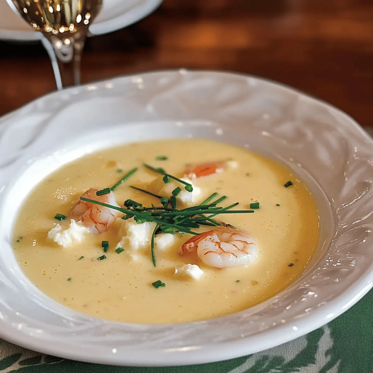 Luxurious Shrimp and Champagne Bisque with Gruyère Cheese 1 Shrimp and Champagne Bisque with Gruyere Cheese hhiz8d