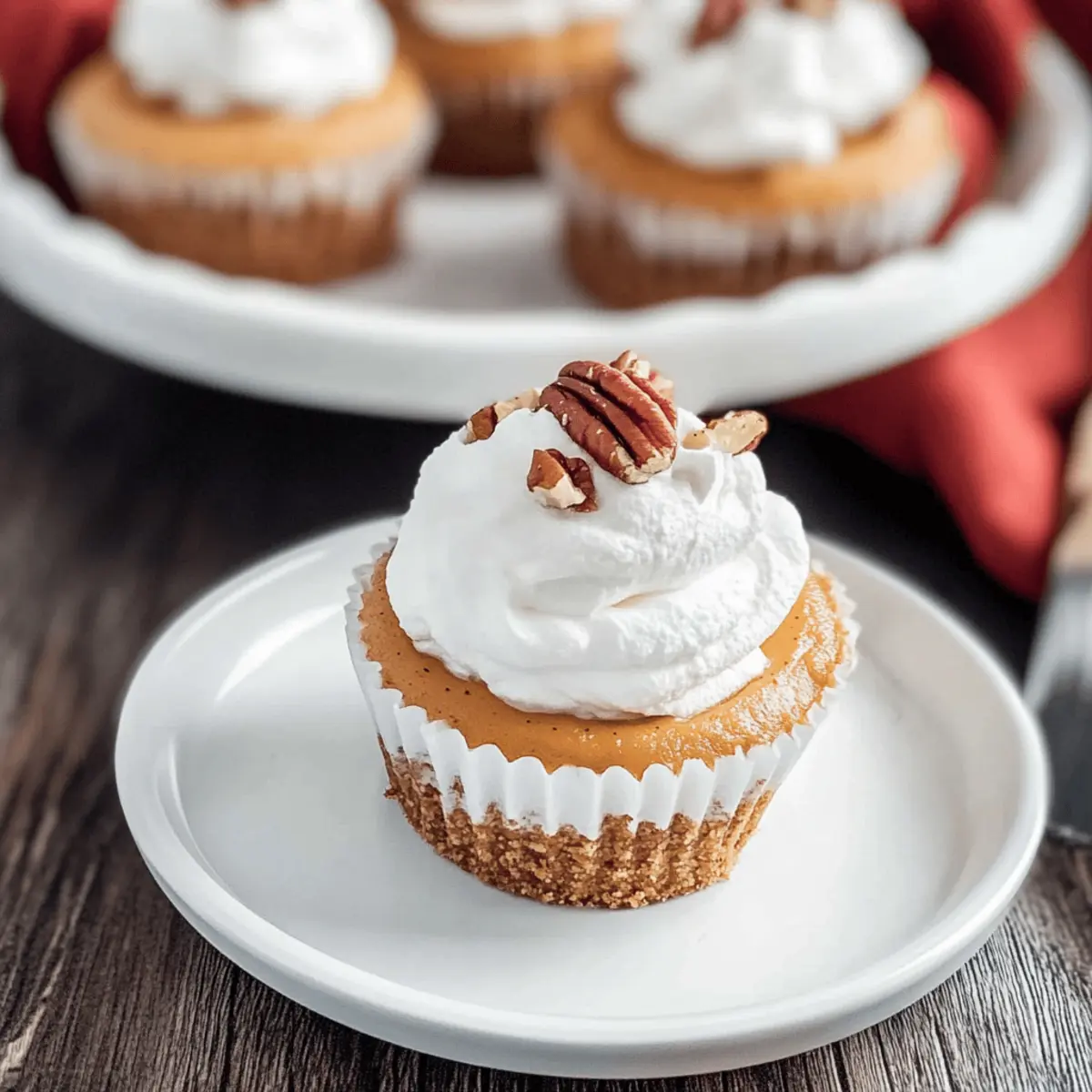 Delicious Skinny Mini Pumpkin Cheesecakes for Guilt-Free Indulgence 3 Skinny Mini Pumpkin Cheesecakes f78dkm