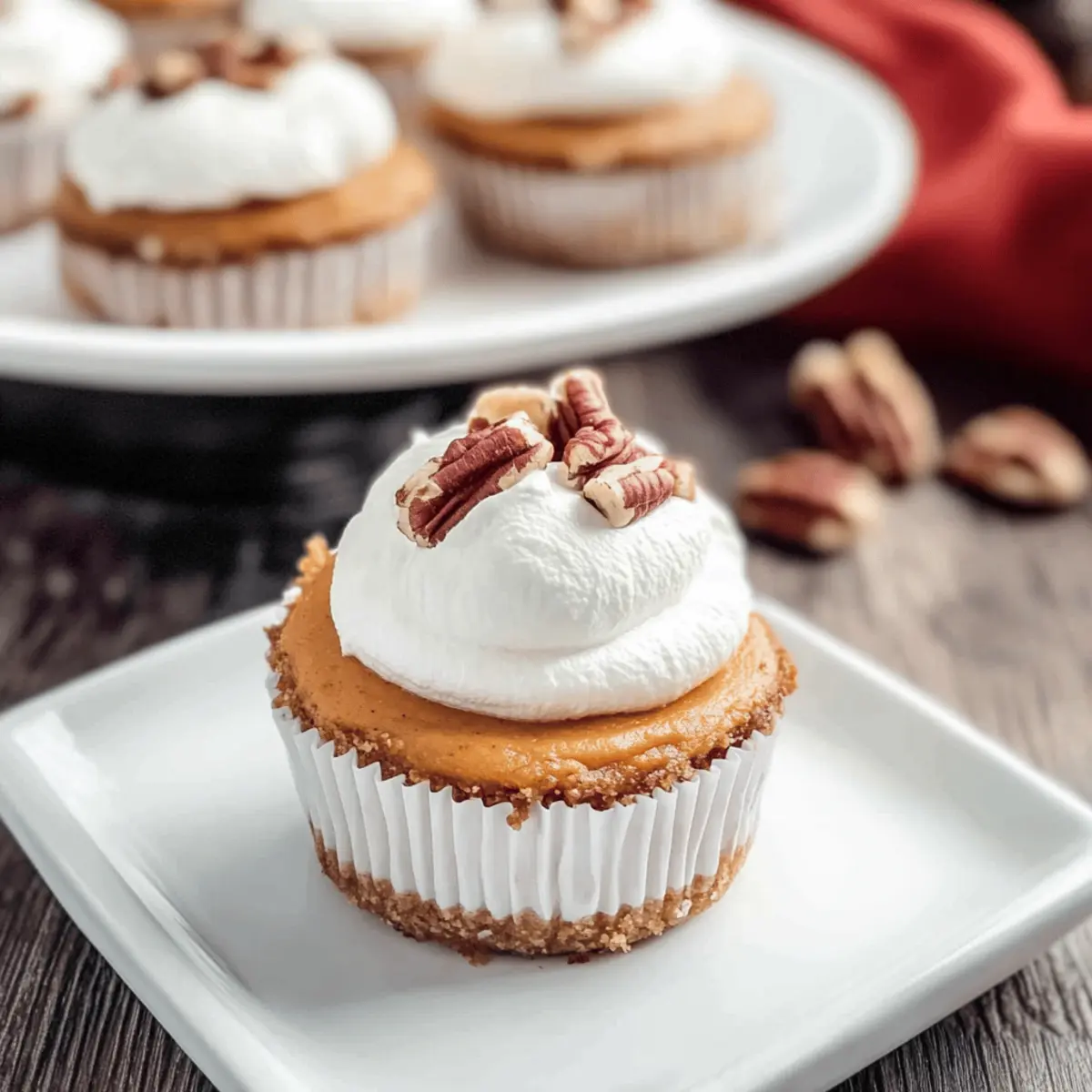 Delicious Skinny Mini Pumpkin Cheesecakes for Guilt-Free Indulgence 4 Skinny Mini Pumpkin Cheesecakes