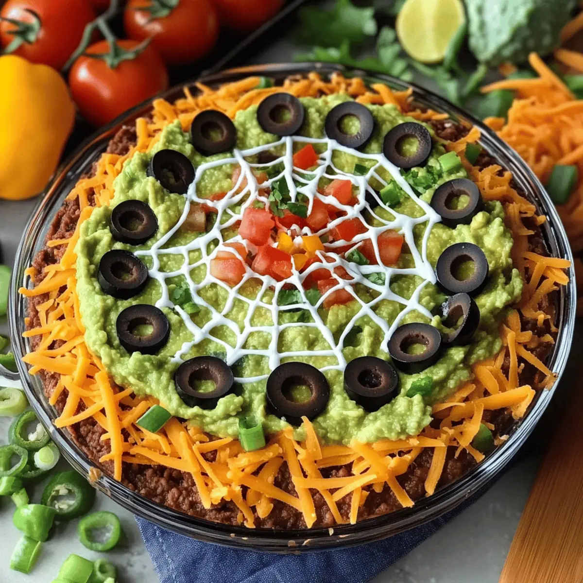 Irresistible Spider Web Taco Dip for Your Spooktacular Party 3 Spider Web Taco Dip d5ai4z