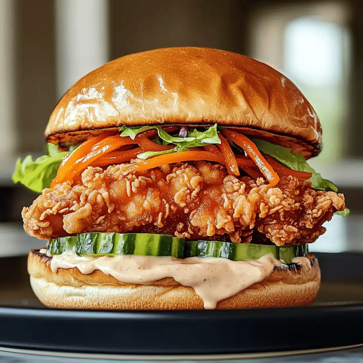 Irresistible Thai Fried Chicken Sandwich You'll Crave Daily 2 Thai Fried Chicken Sandwich pnojoj