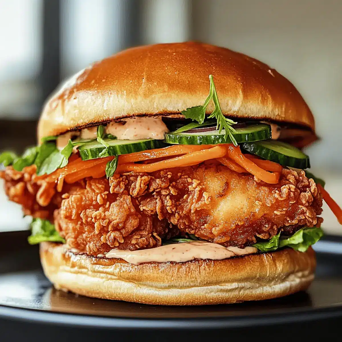 Irresistible Thai Fried Chicken Sandwich You'll Crave Daily 1 Thai Fried Chicken Sandwich rlypia