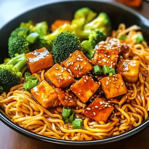Vegan Teriyaki Noodle Bowl