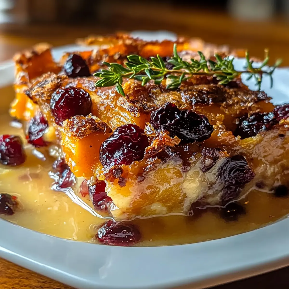 Sweet Potato & Cranberry Gratin