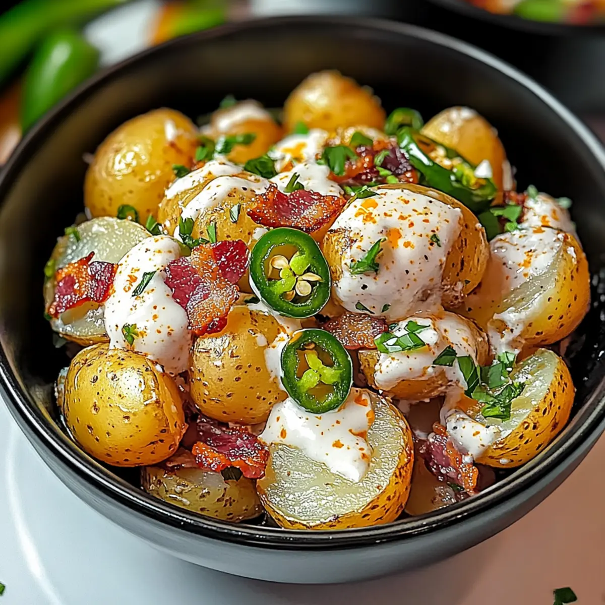 Jalapeño Popper Roasted Potato Salad
