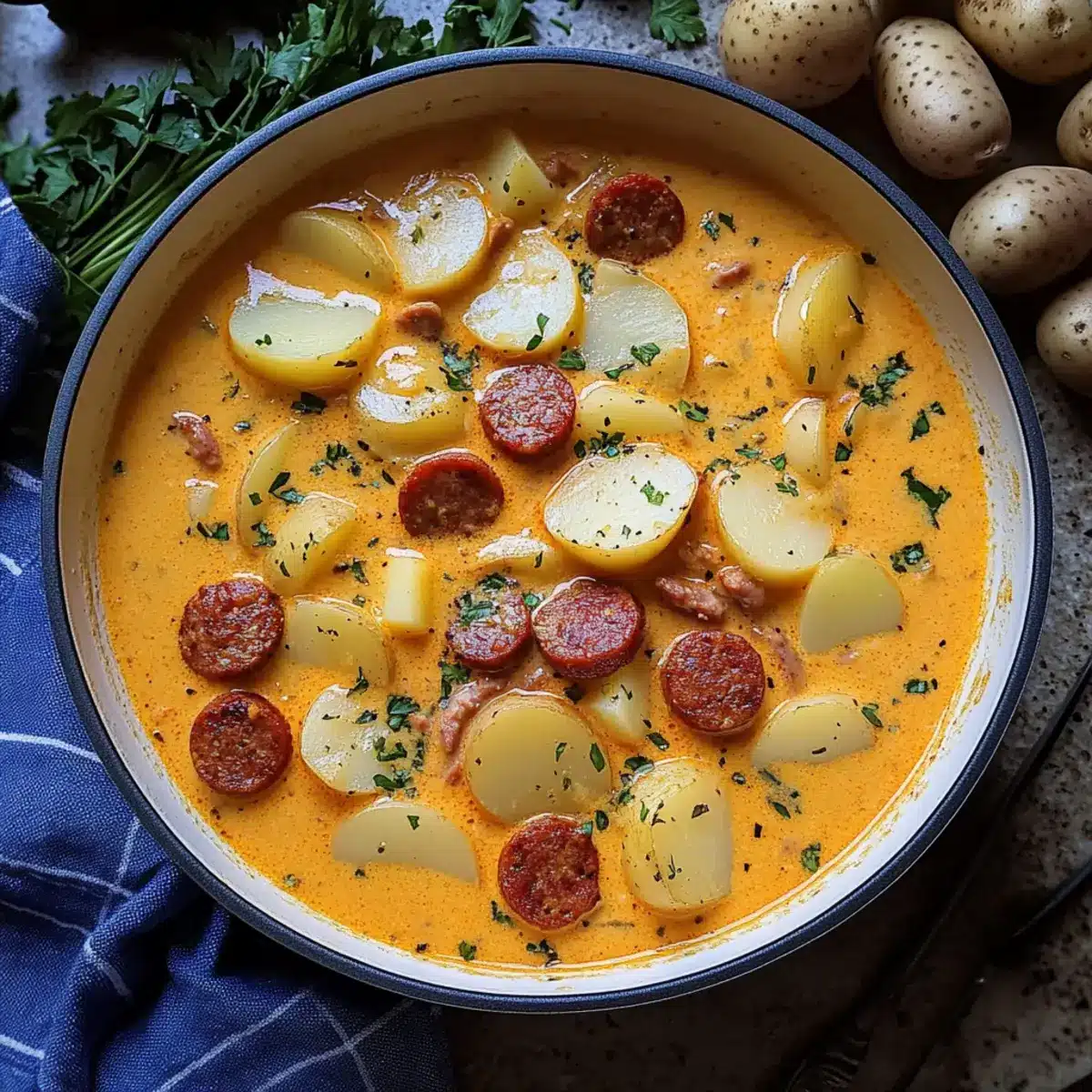 Spicy Cajun Potato Soup
