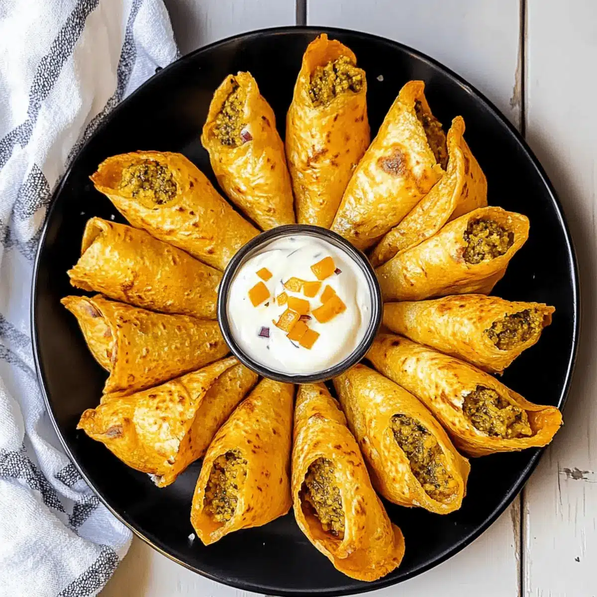 Cheesy Antojitos with Pesto Sour Cream Ready in 30 Minutes 3 Antojitos skb4t8