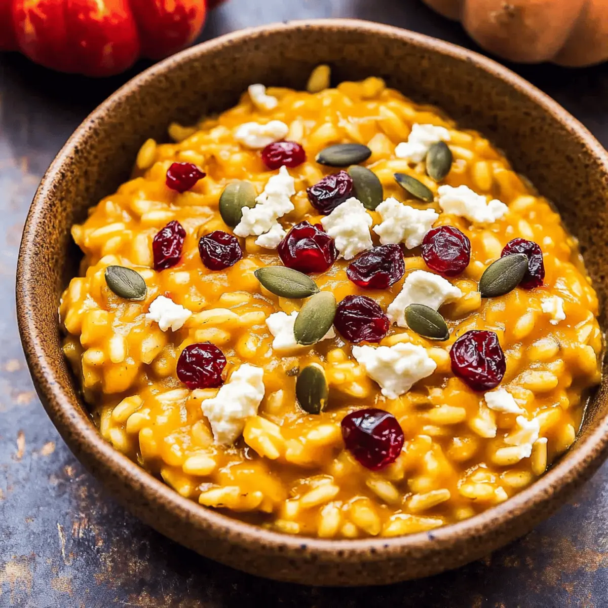Creamy Baked Pumpkin Goat Cheese Risotto for Cozy Nights 2 Baked Pumpkin Goat Cheese Risotto vycnpt