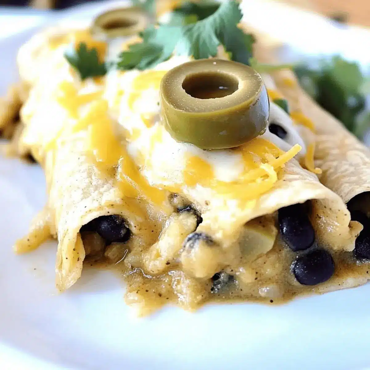 Savory Black Bean Potato Green Chile Enchiladas for Cozy Nights 1