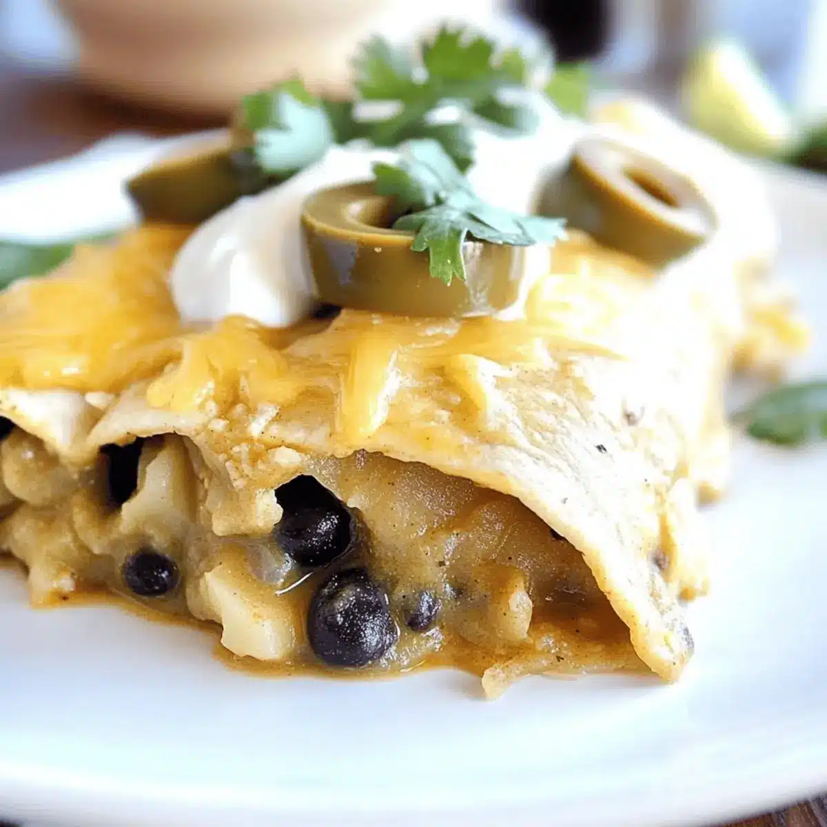 Savory Black Bean Potato Green Chile Enchiladas for Cozy Nights 4 Black Bean Potato Green Chile Enchiladas