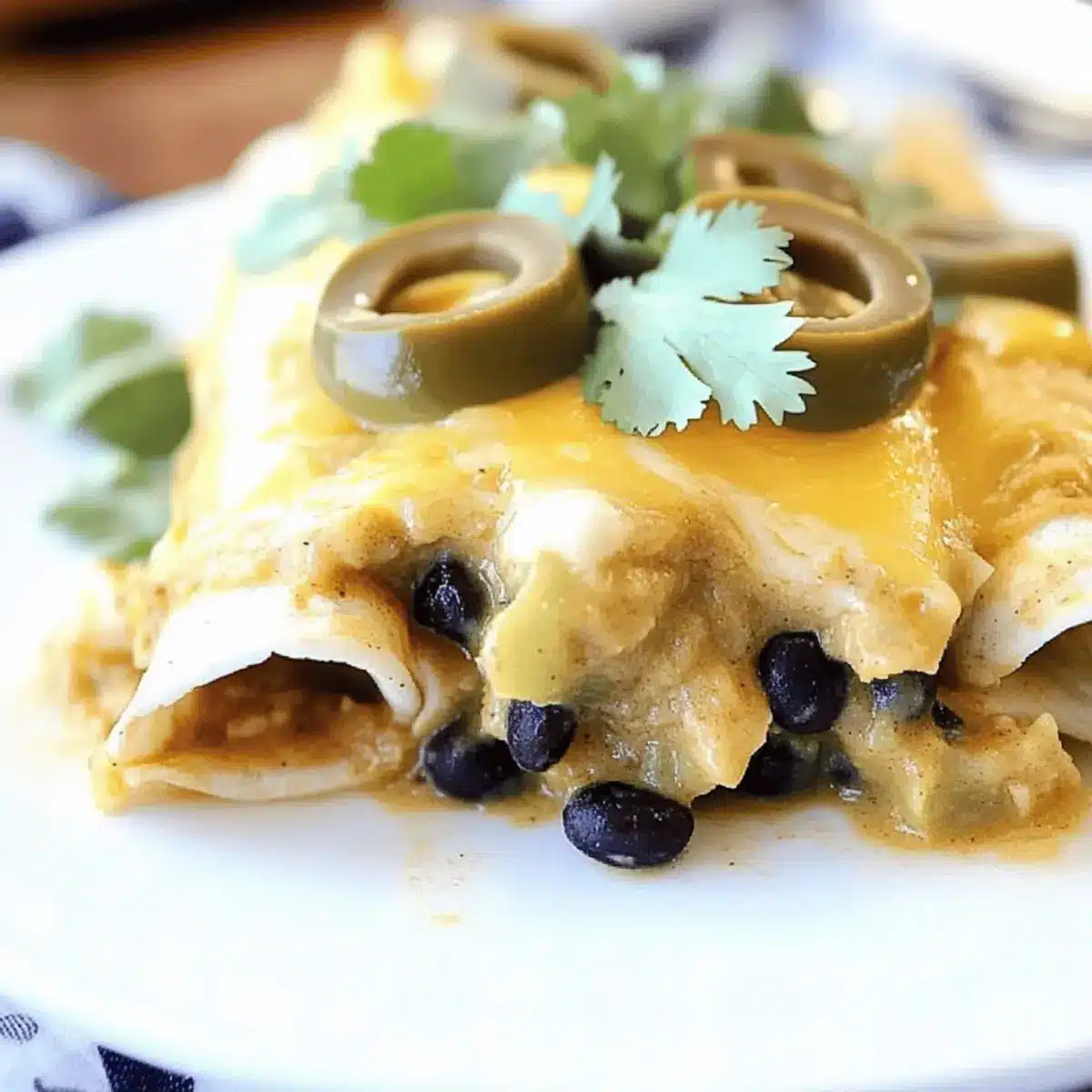 Savory Black Bean Potato Green Chile Enchiladas for Cozy Nights 3