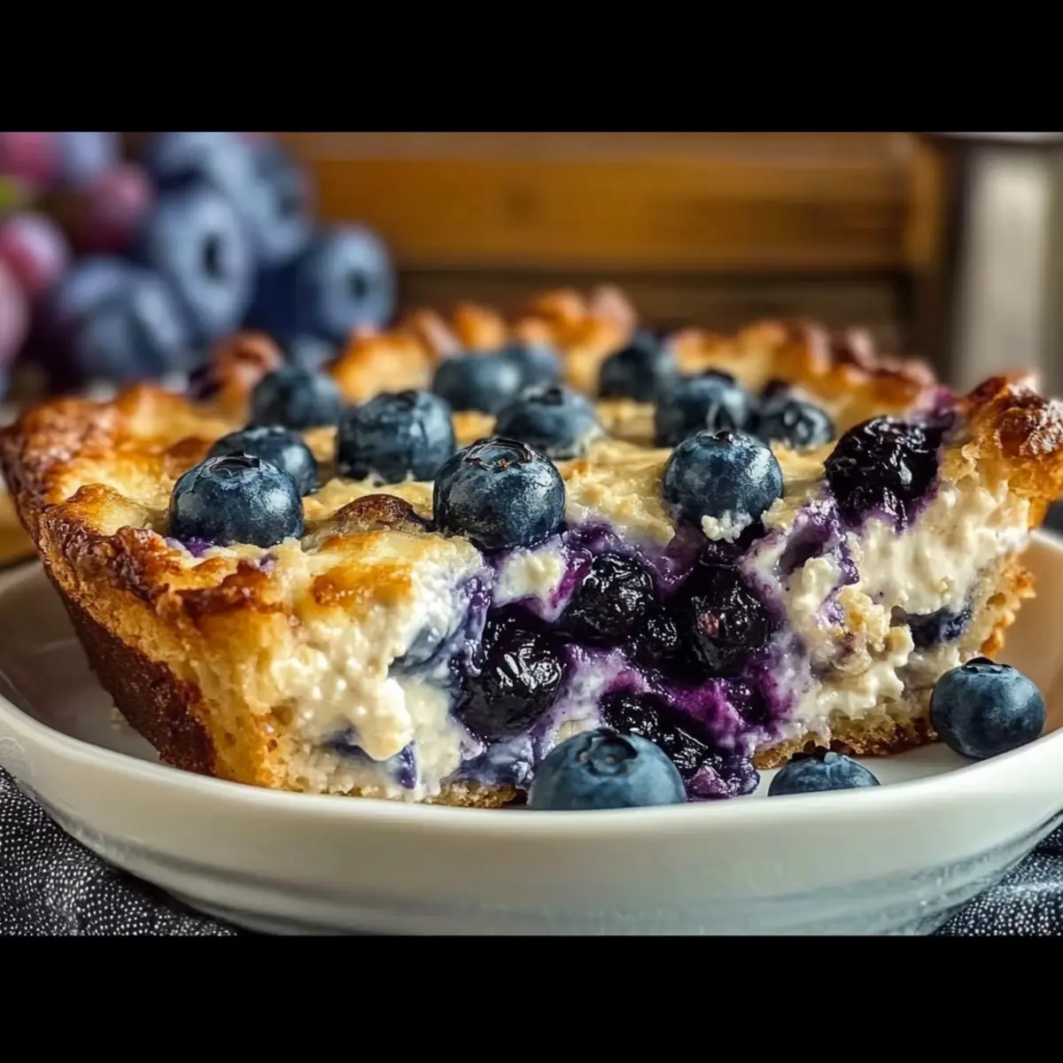 Blueberry Cottage Cheese Breakfast Bake zdp5i7