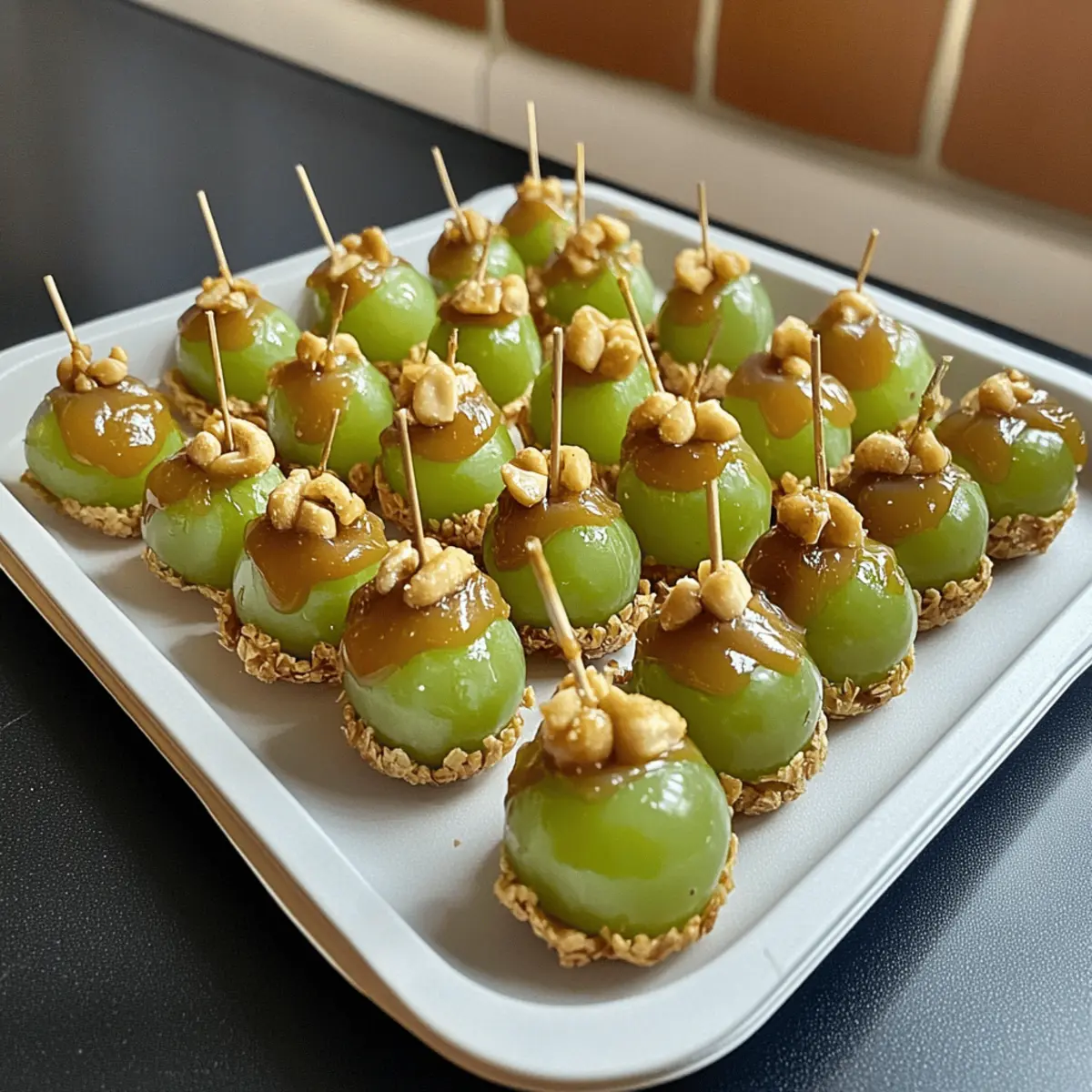 Caramel Apple Grapes
