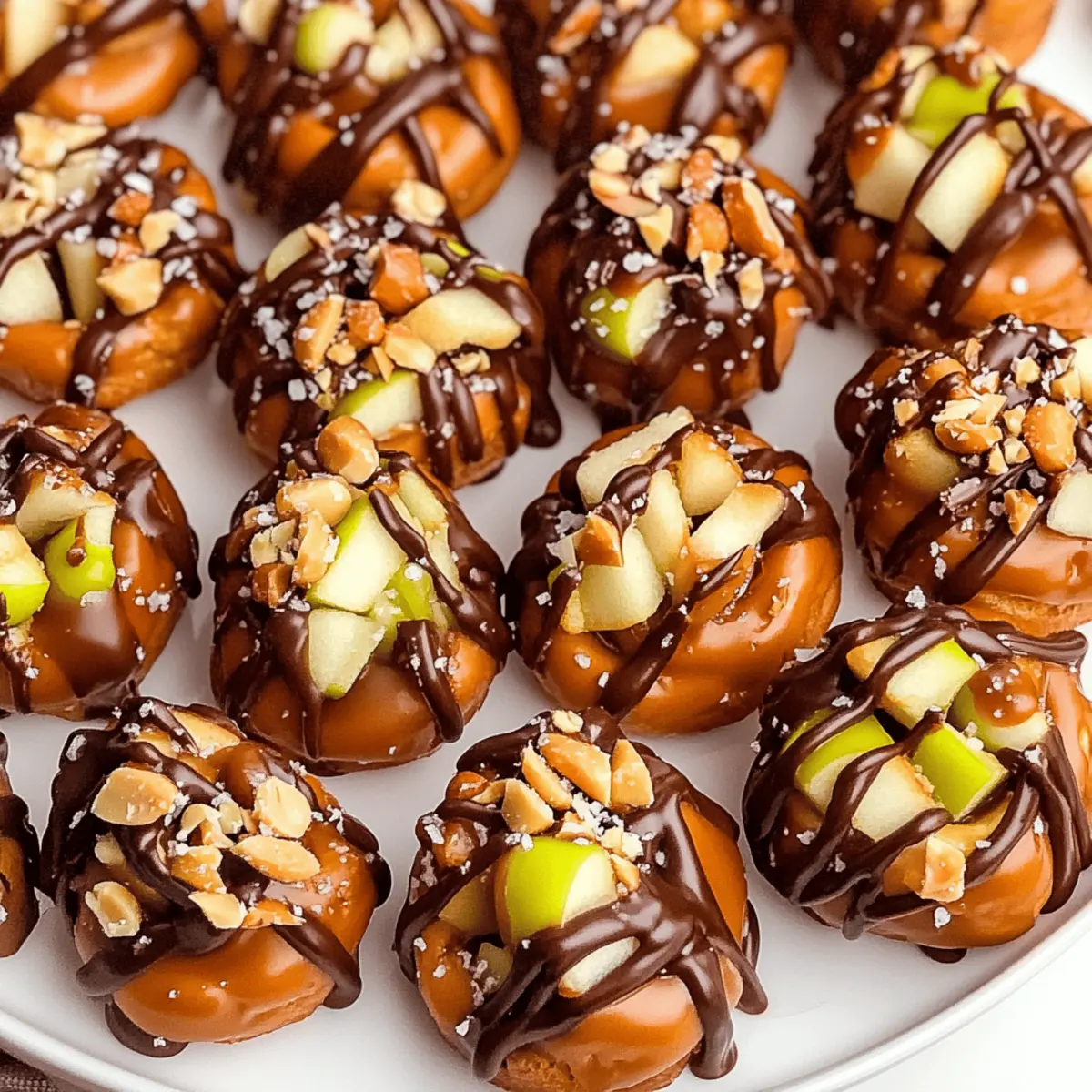 Irresistible Caramel Apple Pretzel Bites for Fall Snacking 2 Caramel Apple Pretzel Bites feboqk