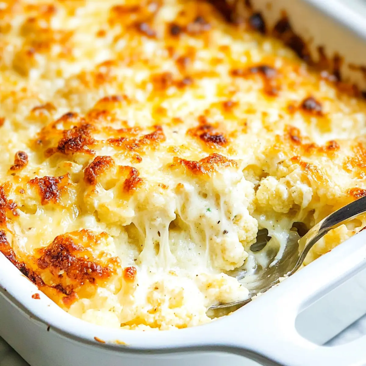 Cheesy Keto Cauliflower Au Gratin pfcvyr