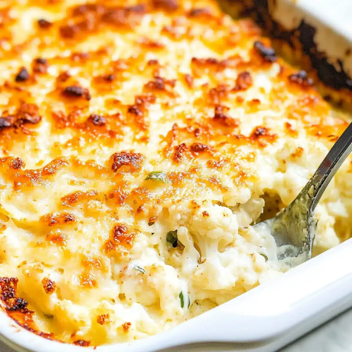 Cheesy Keto Cauliflower Au Gratin for Guilt-Free Comfort 2 Cheesy Keto Cauliflower Au Gratin sy1lly