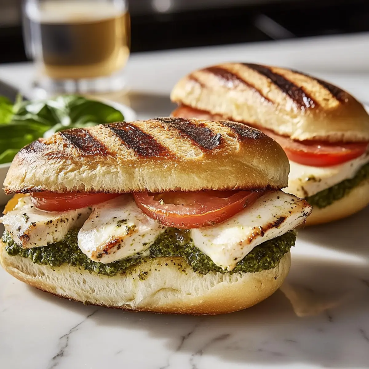 Chicken Pesto Sandwiches anhluf
