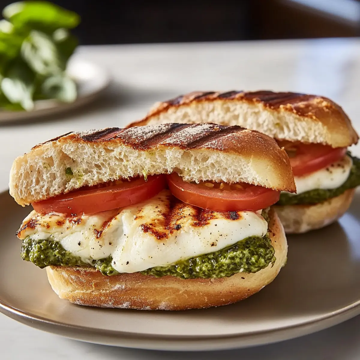 Chicken Pesto Sandwiches owictf