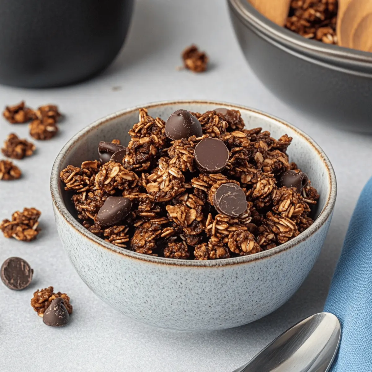 Crunchy Chocolate Granola - Your Guilt-Free Indulgence 3 Chocolate Granola k8dmay