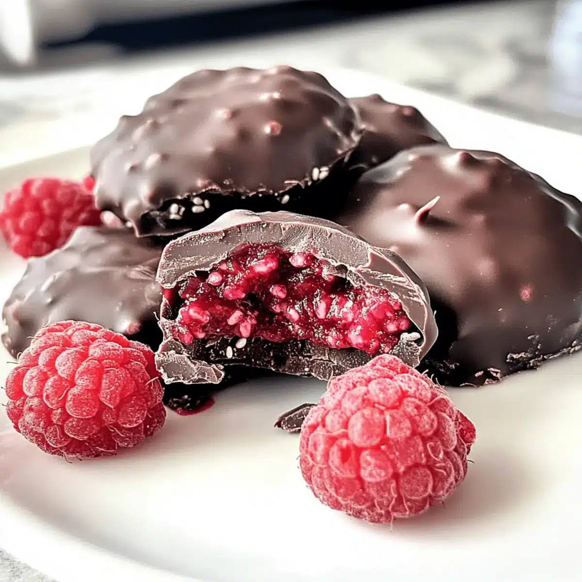 Chocolate Raspberry Chia Freezer Bites for Guilt-Free Indulgence 2
