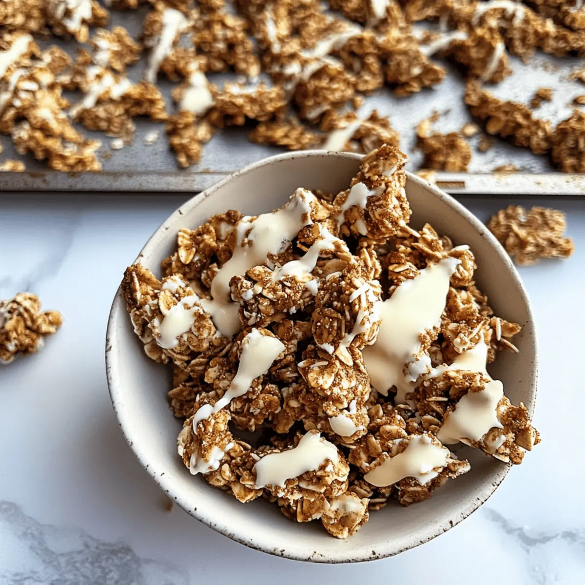 Cinnamon Roll Granola Clusters for a Cozy Breakfast Boost 2 Cinnamon Roll Granola Clusters djhopn