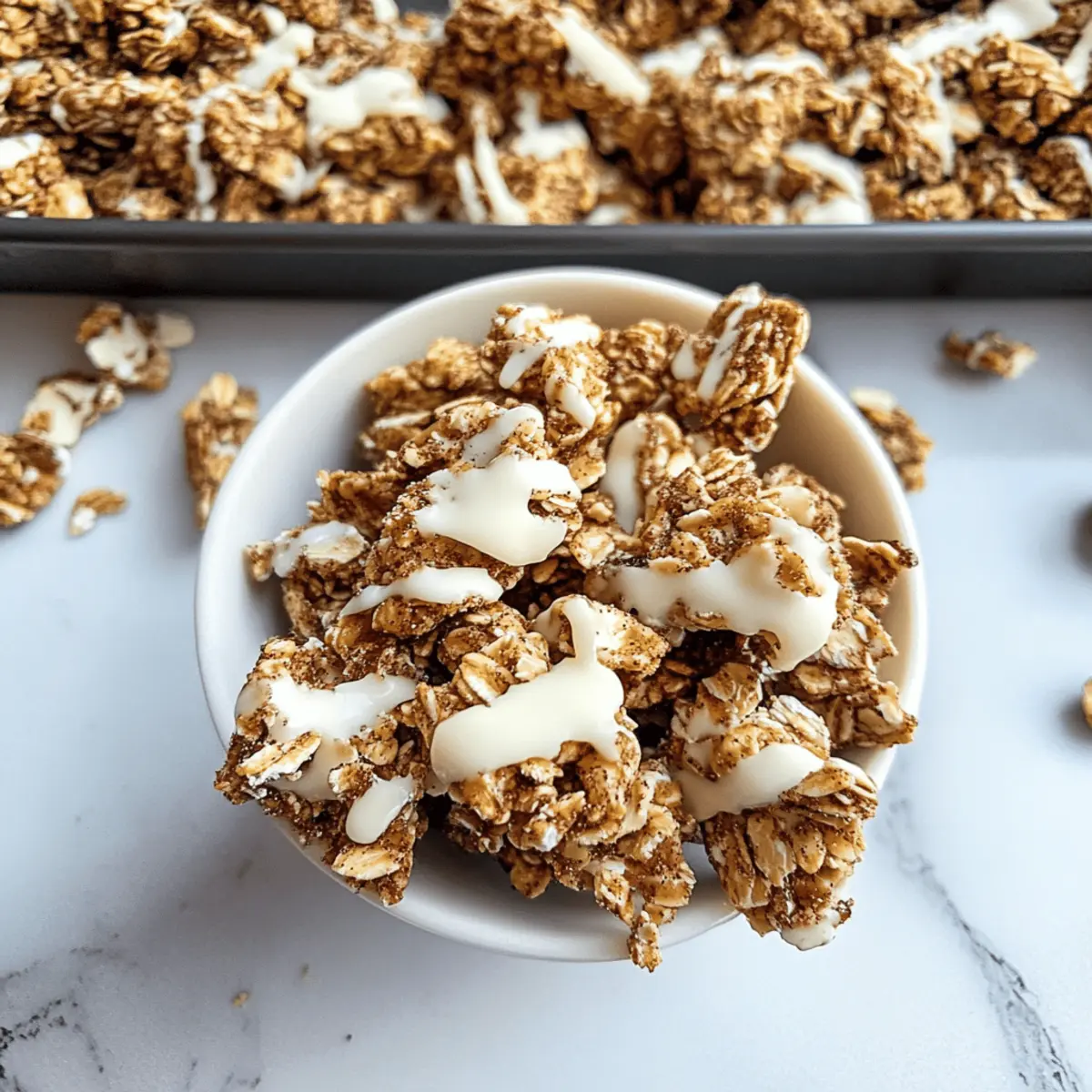 Cinnamon Roll Granola Clusters qq40fm