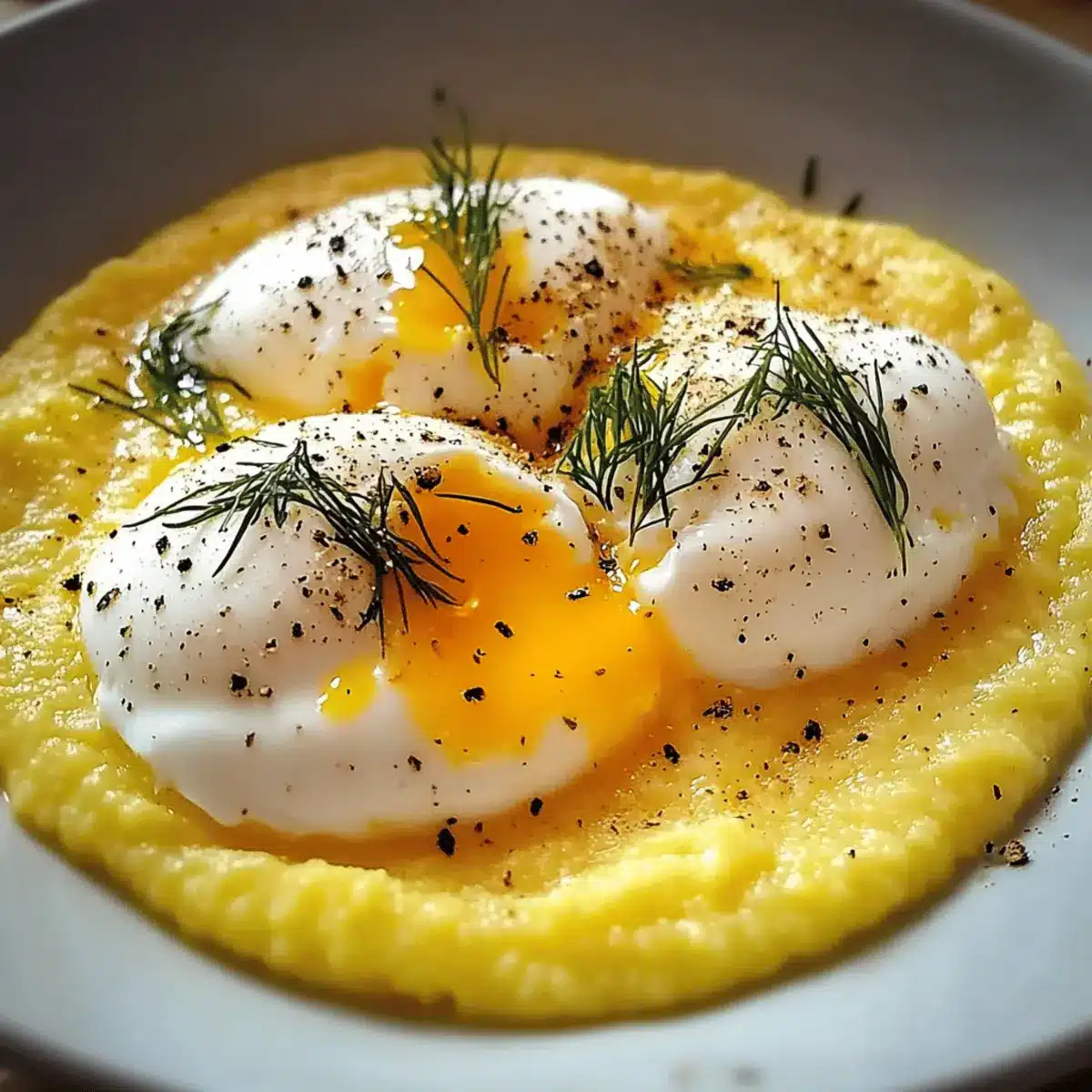Creamy Polenta with Poached Eggs opzkrr