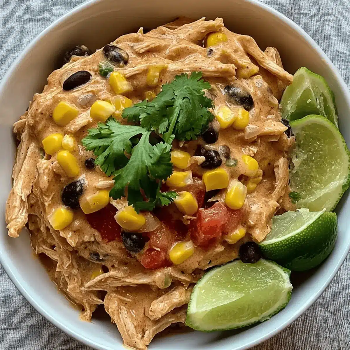 Creamy Slow Cooker Fiesta Chicken That's a Family Winner 3