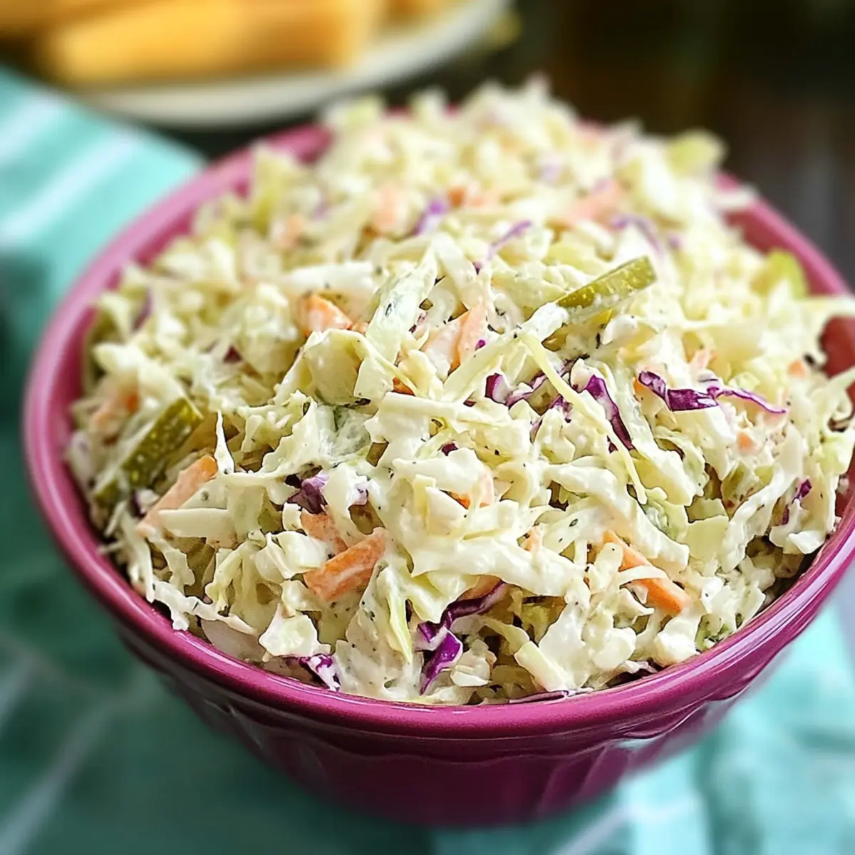 Dill Pickle Coleslaw: Tangy Crunch for Your BBQ Bliss 3 Dill Pickle Coleslaw atknq8