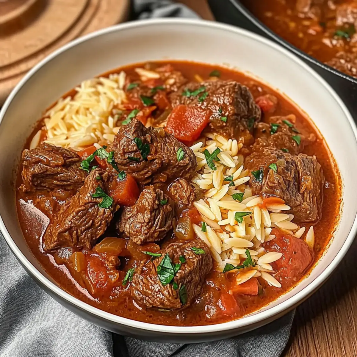 Giouvetsi Greek Beef Stew wevczs