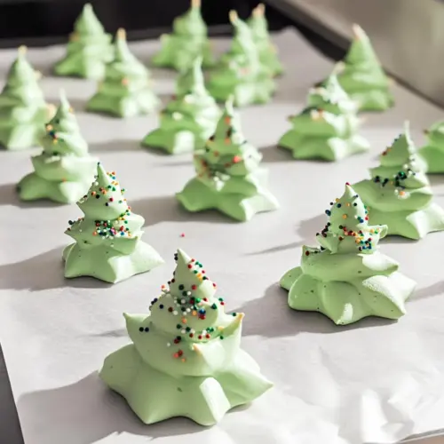 Delightful Meringue Christmas Trees That Melt in Your Mouth 20 Meringue Christmas Trees