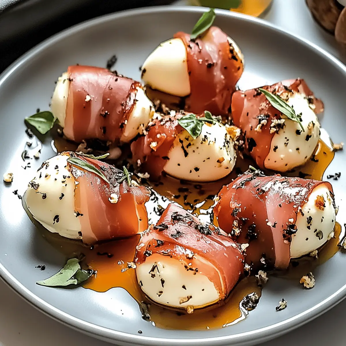 Prosciutto Wrapped Mozzarella Bites c72yyh